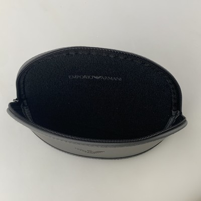 Emporio Armani Sunglasses Case Only Grey Softcase Zip Medium  display picture 2