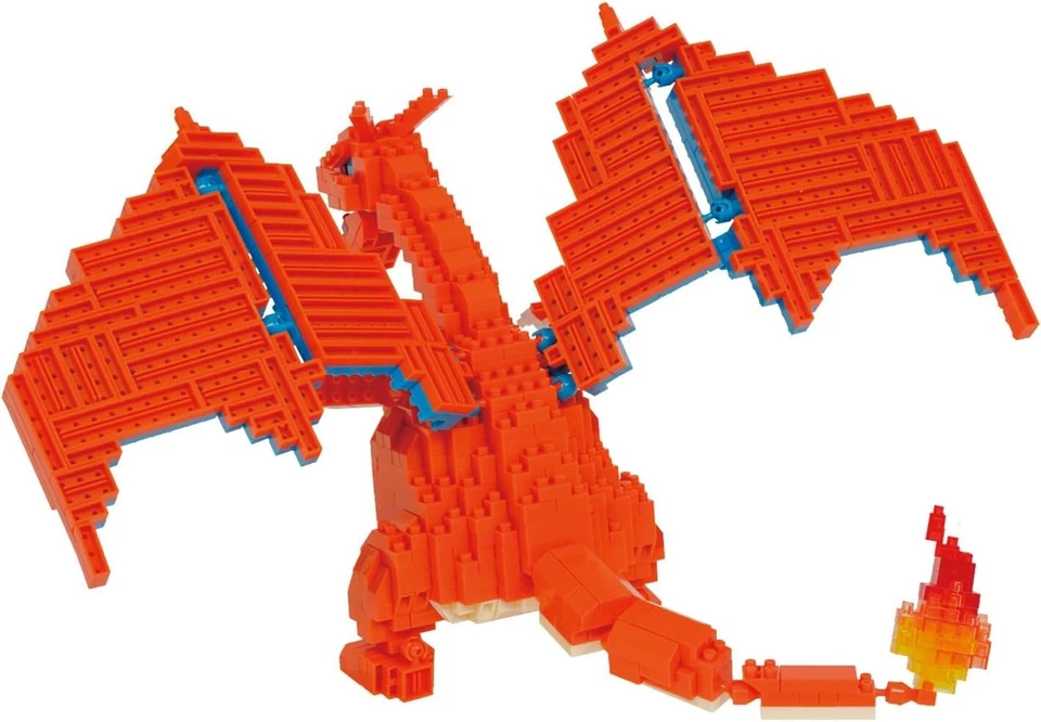 Kawada Nanoblock NBPM_080 Pokemon Charizard DX New With Box Japan F/S new - Image 4 of 4