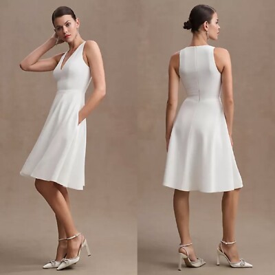 slim fit dress slacks Lara Allison Short Sleeve Beaded Cocktail Dress in Ivory Ivory / 8 main image 0