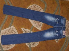 TRUE RELIGION men Size 31  MEGA Section JOEY belt 2x42cm leg 117 ROW 31 SEAT 34