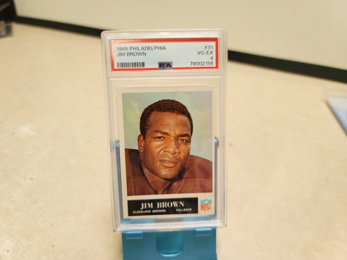 1965 PHILADELPHIA #31 JIM BROWN PSA 4 VG-EX "CLEVELAND BROWNS"
