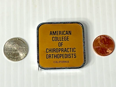 American College Chiropractic Orthopedists California Vintage Tape Measure ACCO - Photo 1/3
