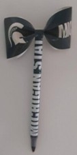 Michigan State University Spartans NCAA Duct Tape Bow Pen handmade duck