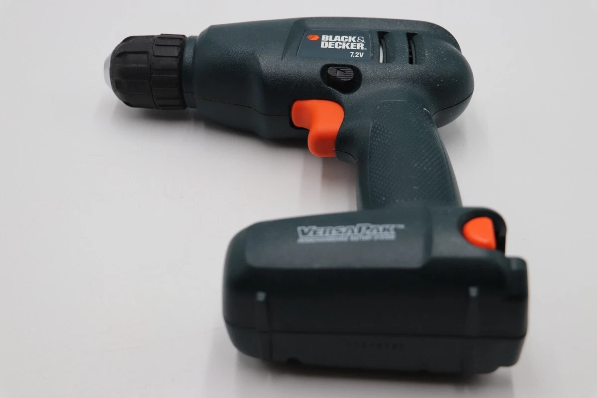 Black and decker 7.2 v cordless drill versapak deals