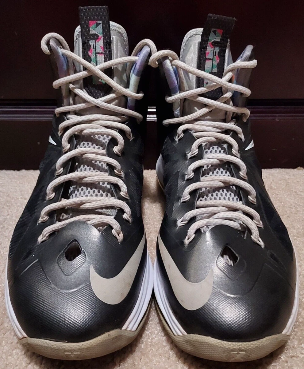 Nike Lebron X10 Flywire 541100 004 Prism 2012 Size 10 US Excellent Condition