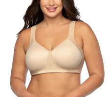 Vanity Fair X3526 Womens Sport Full-Figure Wireless Sport Bra, Damask, 42C