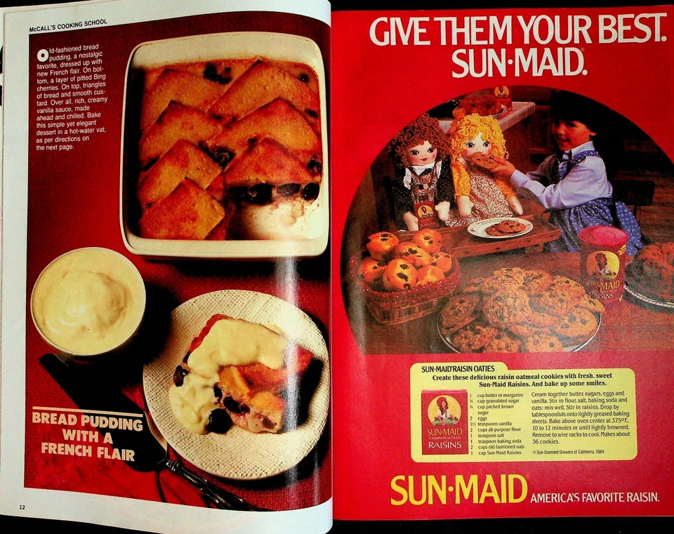 McCall's Cooking School Magazine Feb 1985 #11 Cookies Vegetable Beef Soup Pizza - Image 3 of 4