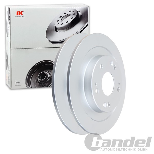 2X NK Bremsscheiben 276Mm Voll Hinten Passend FÜR Honda Civic | 312663-image