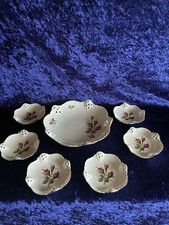 Rosenthal Moosrose  Schale mit Schälchen 7-teilig