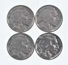Buffalo Nickels Sharp Horn XF/AU - 1935 1936 1935 1935 Lot Collection *335