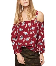 Sanctuary Clothing Womens Cassie Knit Blouse