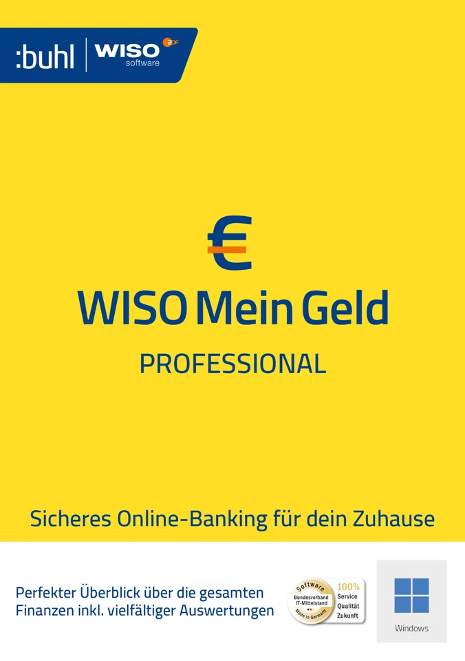 Download-Version WISO Mein Geld 2026 - 365 - Professional - Jahresversion