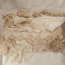 31 Hand Crocheted Lace Pieces B39