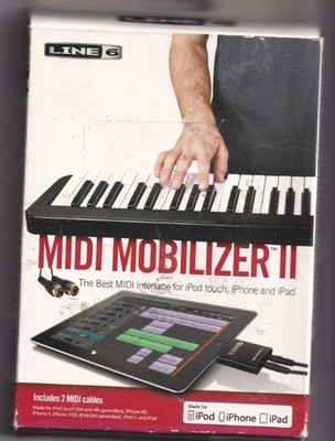 New other Line 6 MIDI Mobilizer, older package & product, works with older  iPad