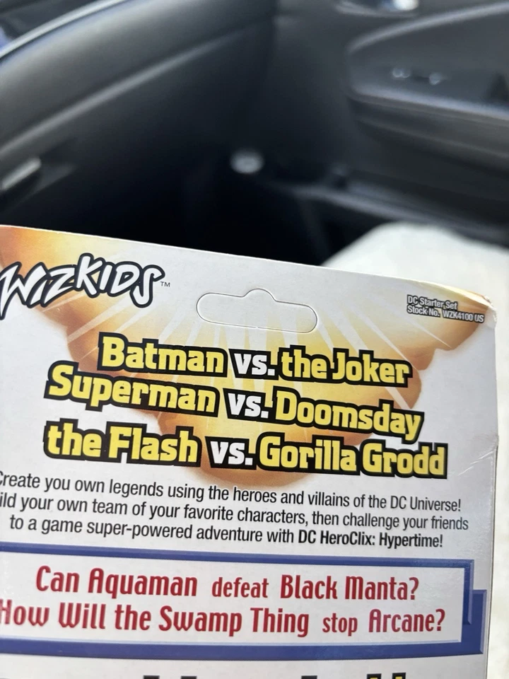 DC HeroClix Hypertime Starter Set (2002) - WizKids - Superman vs. Joker - Foto 3 de 4