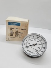 Ashcroft 35W1005 H 02B Pressure Gauge 3-1/2 200PSI 1/4 NPT Back Connection Brass