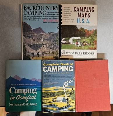 5 Classic Camping Books - The Hiker's & Backpacker's Handbook, Backcountry Books