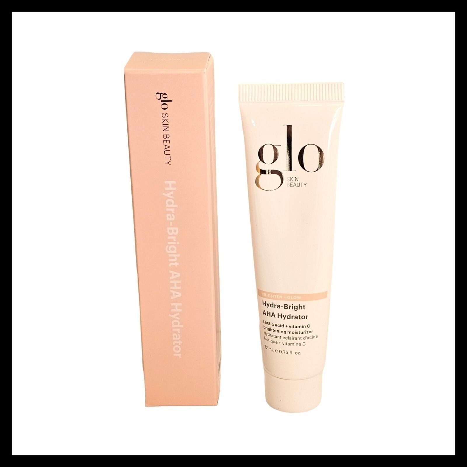Glo Skin Hydra-Яркий AHA-увлажняющий крем праймер для путешествий 75 унций 22 мл молочной кислоты 2090₽