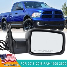 For Ram 1500 Classic 2500 2013-2017 2018 Mirror Passenger Right Side Heated Hand For Ram 1500 Classic 2500 2013-2017 2018 Mirror Passenger Right Side Heated Hand