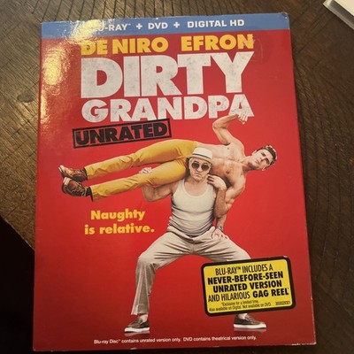 Dirty Grandpa Blu-ray DVD Digital HD 2016 Unrated De Niro Efron