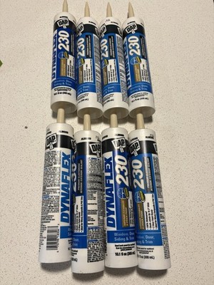 DAP Dynaflex 230 Premium Sealant Almond - Lot of 8 NEW