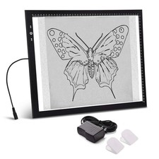 HSK A3 Artist tracing Light Box Copy Table, 12V1A Adapter Power A3, black