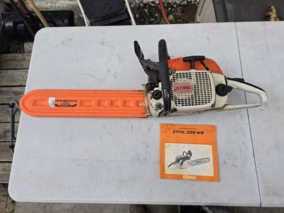 Stihl 028AV Super chainsaw Wood Boss, parts/repair, complete RUNs  READ!