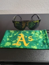 Oakland A's Pit Viper Sun Glasses With Bag