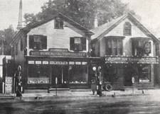 Gas Station Moxie Overland Willys Automobile Advertising Signs Postcard