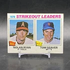 1976 Topps #6 Nolan Ryan Tom Seaver HOF Angels Mets Vintage Baseball Card