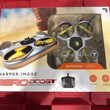 Sharper Image Toy RC Aeroboost Racing Drone with Autopilot New