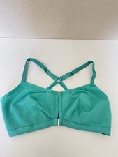 NWT Auden Unlined Bralette Wireless Green Bra Size: XXL