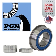 (4) 3/4" x 1-3/8" Flanged Ball Bearing - Lawnmower Carts Hand Trucks Wheels