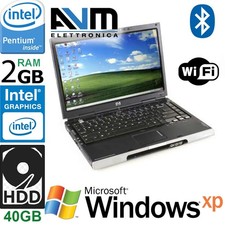 Notebook HP Pavilion dv1000 Windows XP Pentium M RAM 2GB HDD 40GB Bluetooth WiFi