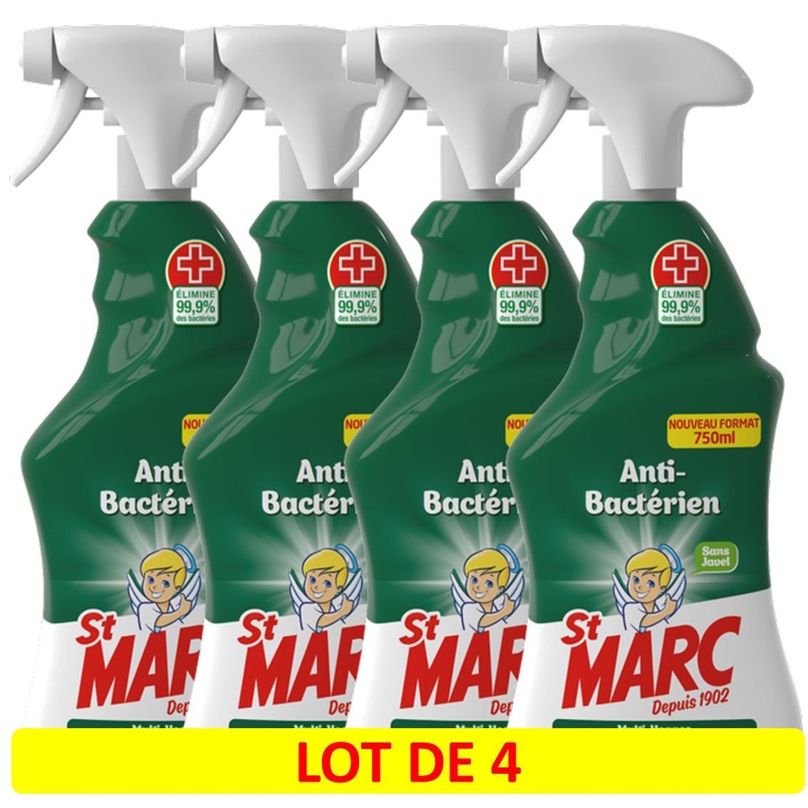 Désinfectant multi-usages St Marc spray pour éliminer graisses et germes