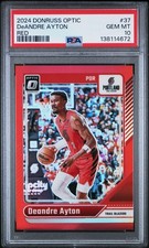 2024 PANINI DONRUSS OPTIC #37 DEANDRE AYTON RED PSA 10