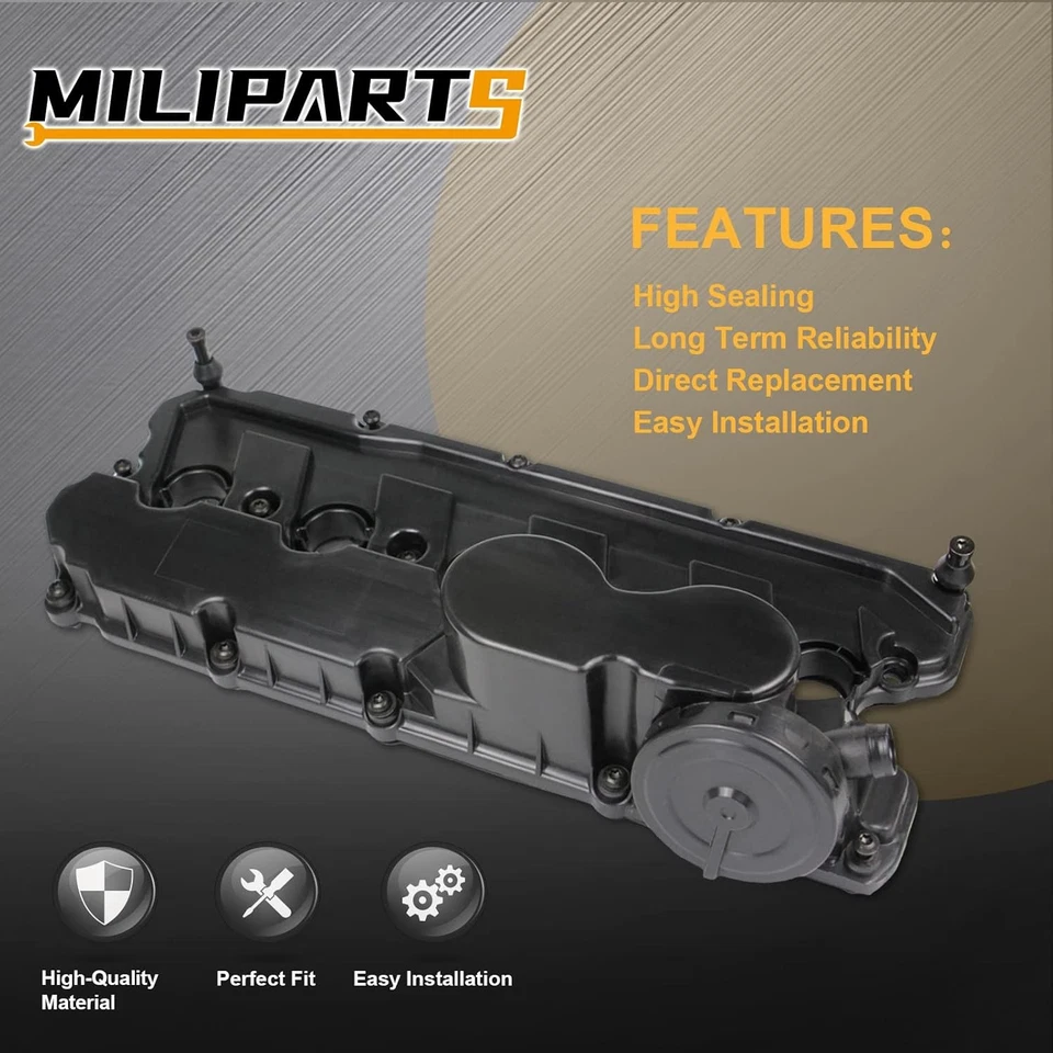 Крышка клапана двигателя совместима с 2006-2014 Volkswagen Jetta Beetle Golf... - Изображение 4 из 4