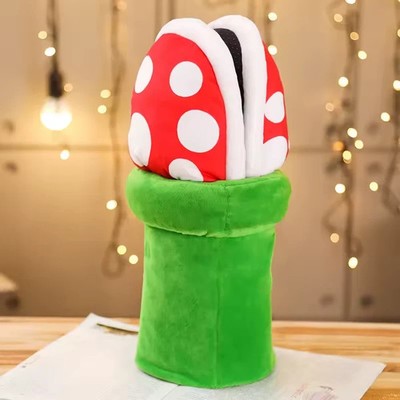 Mushroom Piranha Plant Plush Slippers Creative Stuffed Shoes Kids Gift