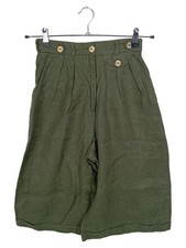 Friesacher Culotte Hose Damen 36 S Oliv Leinen Hosenrock Trachten Landhaus