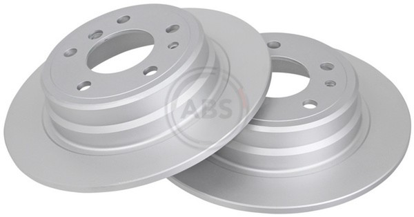 2X Bremsscheibe A.B.S. 15868 FüR BMW E34 E90 E28 5Er Touring 3Er 325 518 520 24V-image
