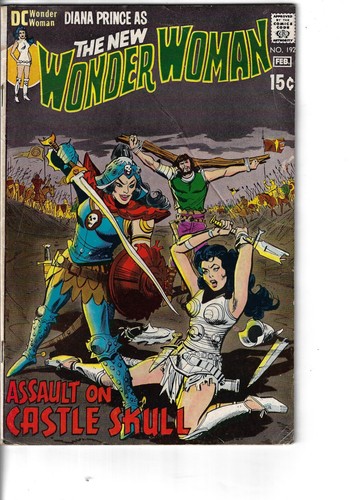 Wonder Woman 192 Thanagor Chang Castle Skull VG/F 1971 Glossy