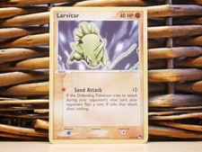 Pokemon Larvitar 11/17 | LP Light Play | POP Series 1 | 2004