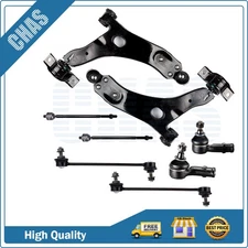 8x Front Lower Control Arm And Ball Joint Outer Tie Rod End For 2008 Ford Focus