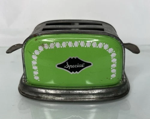 VINTAGE OHIO ART COMPANY CHILD'S METAL "Special" TIN TOY TOASTER 70s-80s