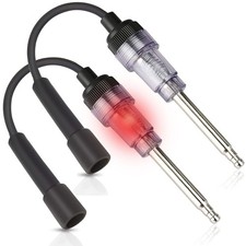 2pcs Inline Spark Plug Tester Light Lawnmower Engine Checker 6-12 Volt Pick...