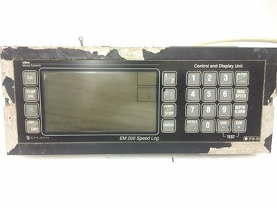 CPLATH LITTON SPERRY EM200 SPEED LOG CONTROL & DISPLAY UNIT CDU 4718-AF