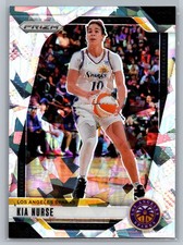Kia Nurse 2024 Panini Prizm WNBA #129 Ice Prizms Los Angeles Sparks