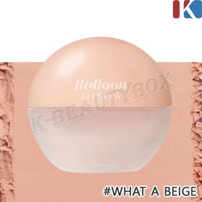 ETUDE Balloon In Cheek 6g #What A Beige Face Rouge Smooth Powder K-Beauty NEU