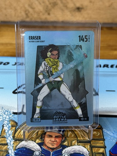 Bo Jackson Battle Arena Eraser - Alysha Clark Blue Ice Battlefoil
