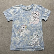 My Little Pony Friendship Is Magic T-Shirt Tee Large 10/12 Sky Blue Tie Die